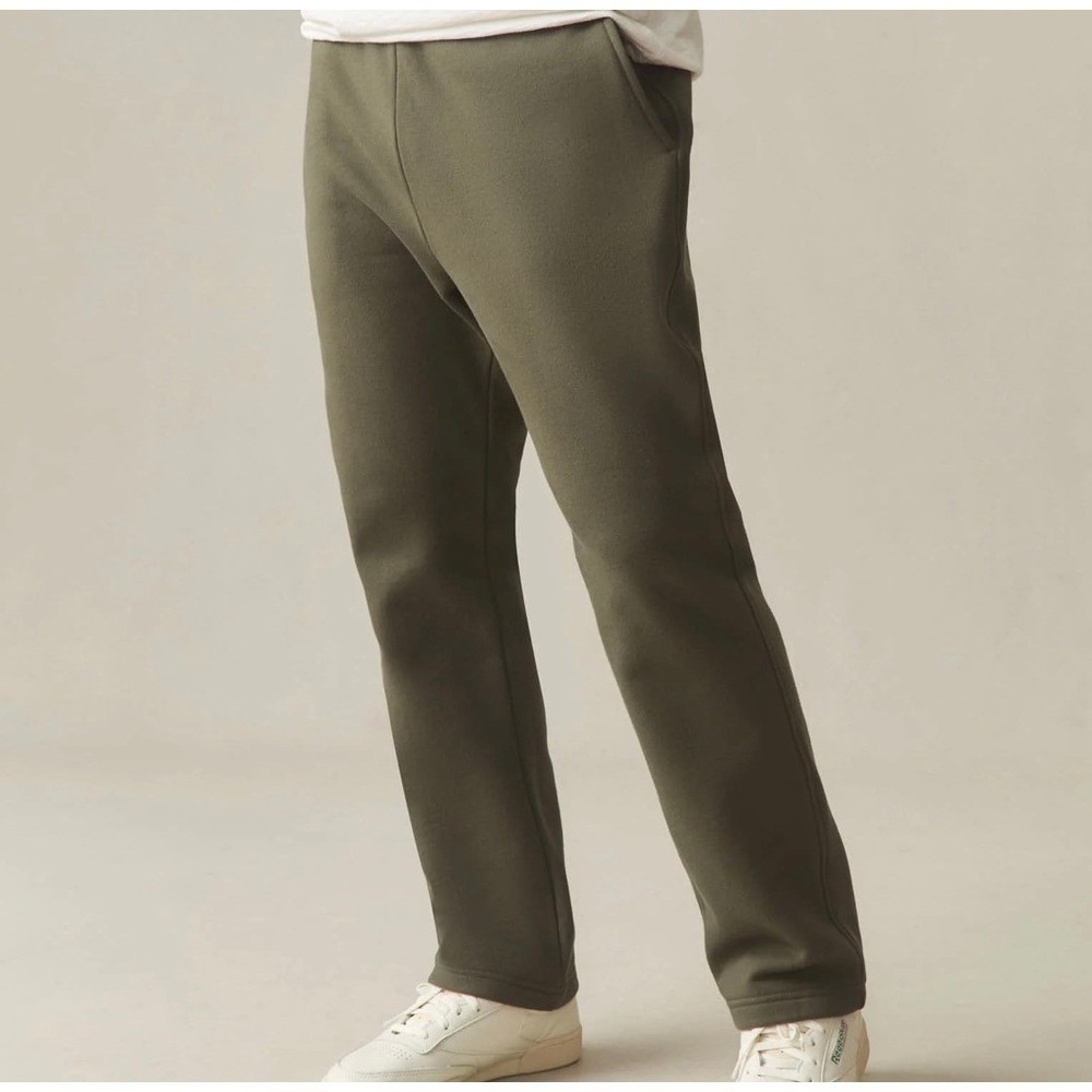 American Giant NWOT Straight Leg Sweatpants Mens L‎ Deep Olive Green Cotton USA - Picture 2 of 13